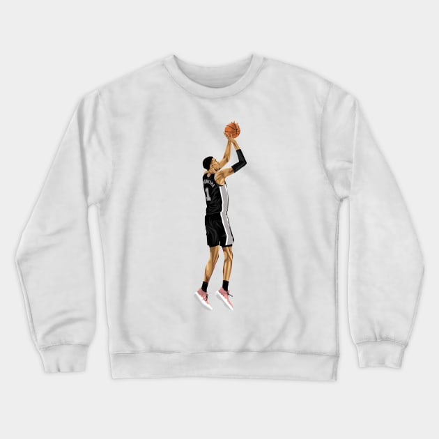 Victor Wembanyama Crewneck Sweatshirt by knnthmrctn